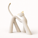 Büyük Kedi Dekoratif Biblo