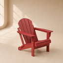 Sunny Kırmızı Adirondack Klasik Katlanır Sandalye